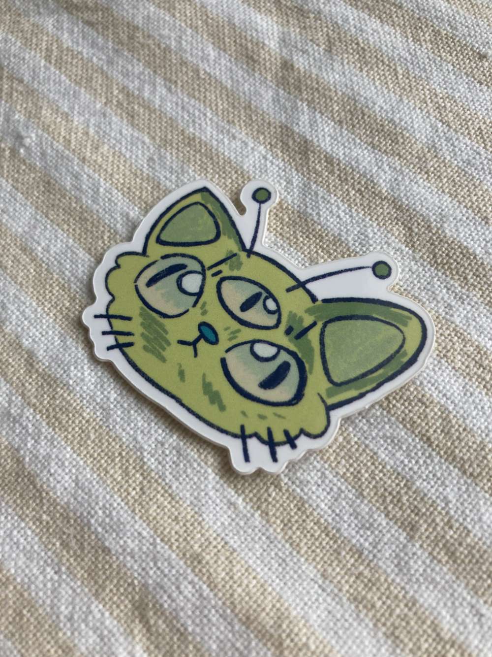 Alien kissa tarra