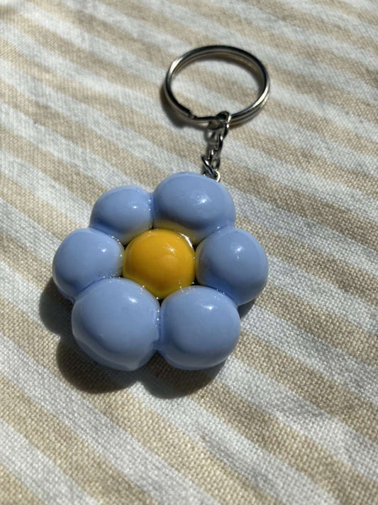 Kukka avaimenperä Baby blue