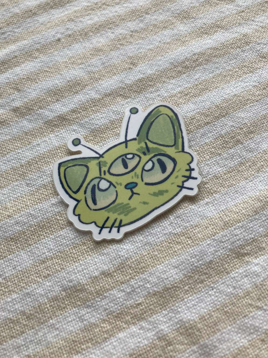 Alien kissa tarra