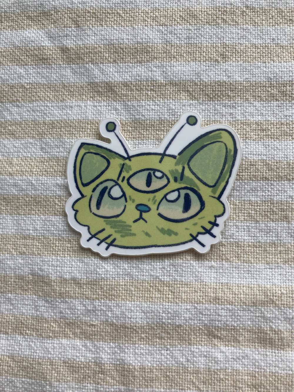 Alien kissa tarra